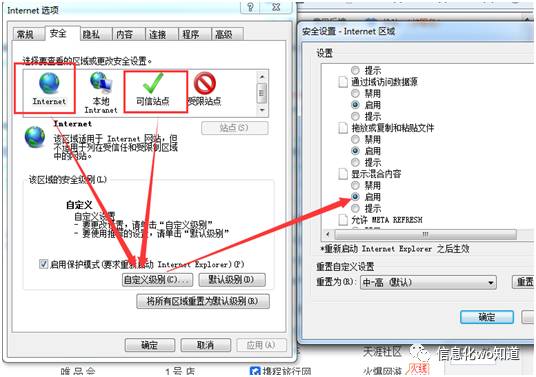 网页添加了信任站点还是提示_当前网页正在试图打开您的受信任的站点列表_设置站点为信任站点